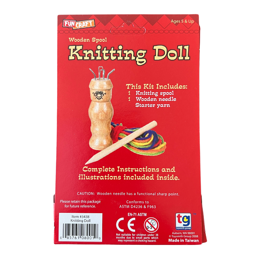 Wooden Spool Knitting Doll Kit