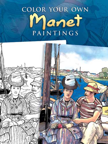 Color Your Own Manet Paintings