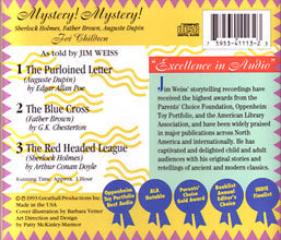 Mystery! Mystery! for Children by Greathall Productions, Read by Jim Weiss, Audio CD