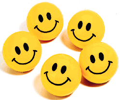 Smiley Face Sqeesh Ball, Stress Ball