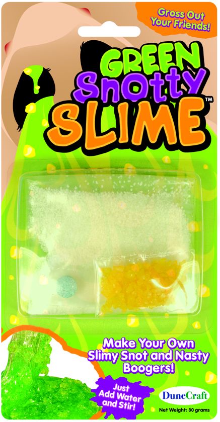 Green Snotty Slime, Mini Science Kit by DuneCraft