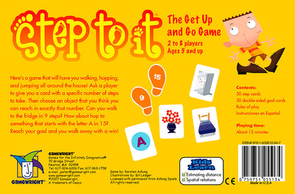 Step to It - The Get Up and Go Game (2007) by Gamewright