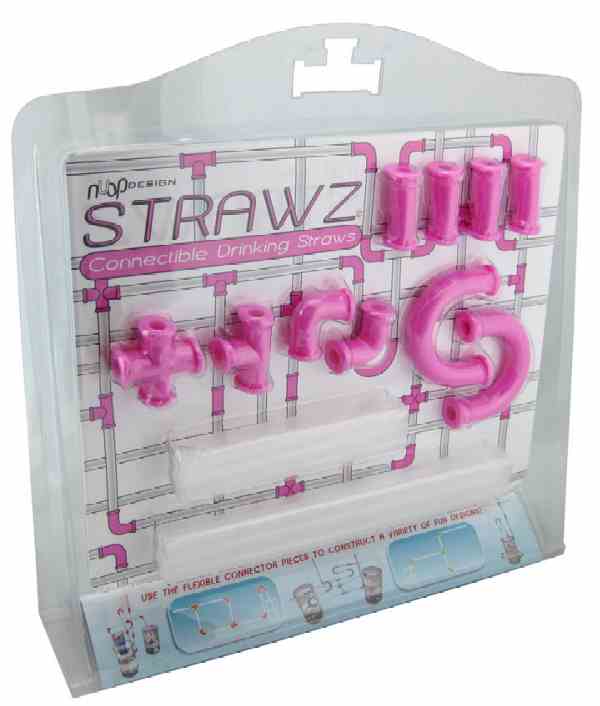 DIY Drinking Strawz Construction Set (Pink)