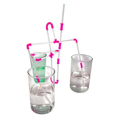 DIY Drinking Strawz Construction Set (Pink)