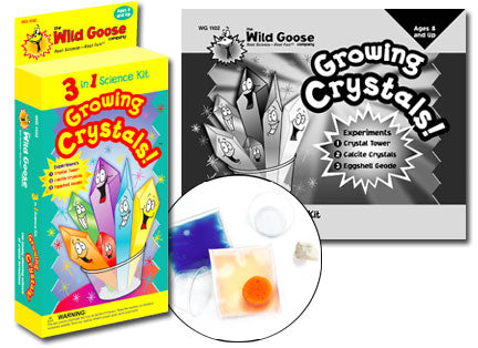 Wild Goose Science 3-in-1 Kit - Growing Crystals!