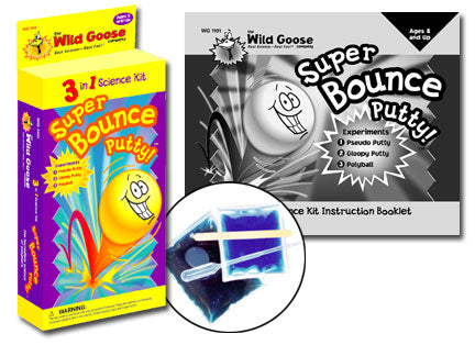 Wild Goose Science 3-in-1 Kit - Super Bounce Putty!