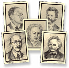 Composer Portraits (Themes to Remember, Classical Magic Music Series)