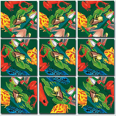 Scramble Squares. Frogs