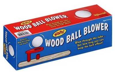 Wood Ball Blower Toy, Retro Toy