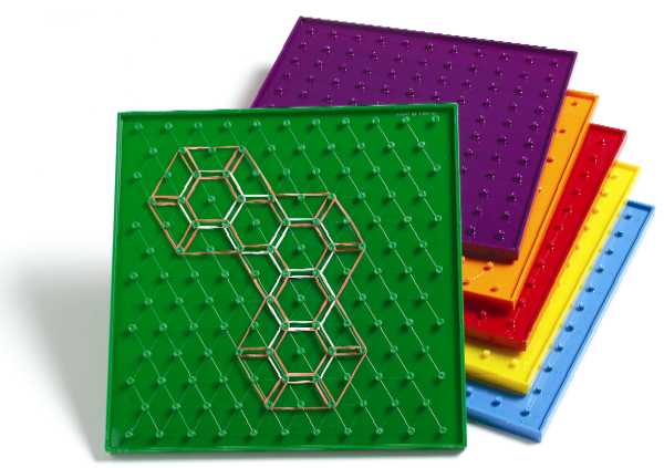 9" Double-Sided Geoboard (1 Geoboard)