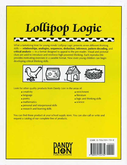 Lollipop Logic:  Critical Thinking Activities