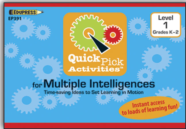 Quick Pick Activities for Multiple Intelligences (Level 1)