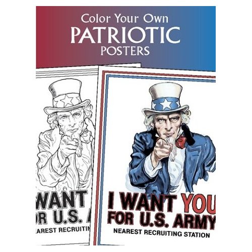 Color Your Own Patriotic Posters