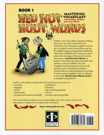 Red Hot Root Words (Book 1) - Mastering Vocabulary with Prefixes, Suffixes, and Root Words