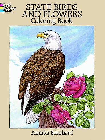 State Birds and Flowers Coloring Book