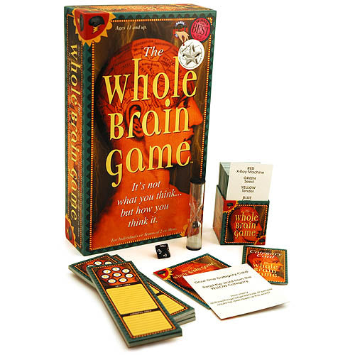 The Whole Brain Game, It's Not What You Think, But How You Think It