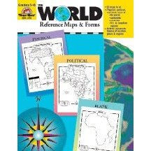 The World, Reference Maps and Forms (Reproducible Resource)