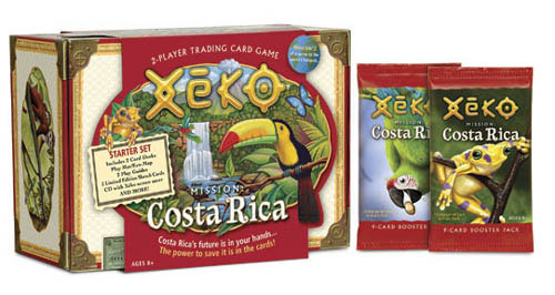 Xeko Mission:  Costa Rica Starter Set with Booster Cards