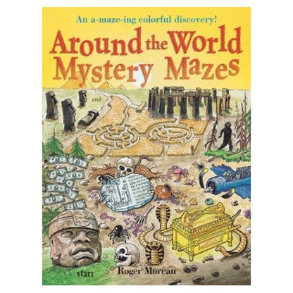 Around the World Mystery Mazes - An A-maze-ing Colorful Discovery!