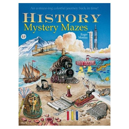 History Mystery Mazes - An A-maze-ing Colorful Journey Back in Time!