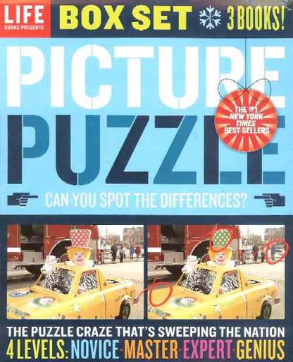 Life Picture Puzzle Box Set, Can You Spot the Differences?