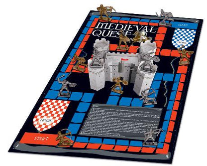 Medieval Quest Dig and Play Knights Board Game, 2-in-1