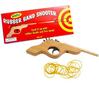 Rubber Band Shooter, Retro Wooden Toy