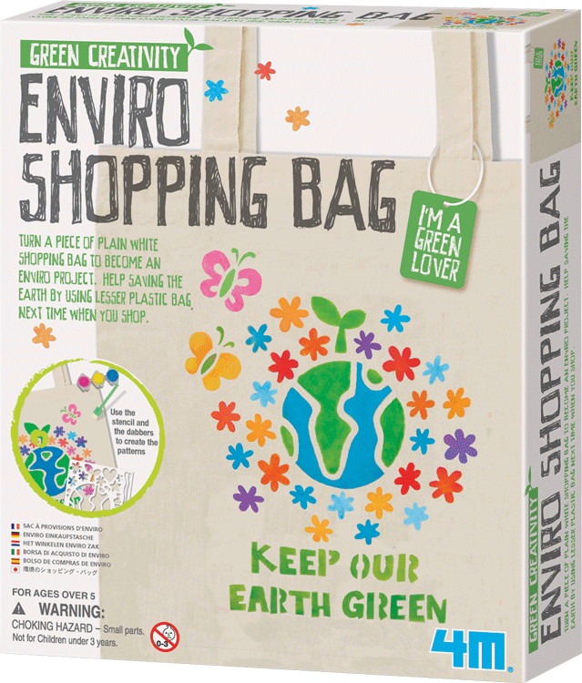 Green Creativity: Enviro Shopping Bag, Make Your Own Bag