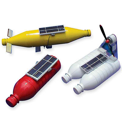 Solar Bottle Boats Kit