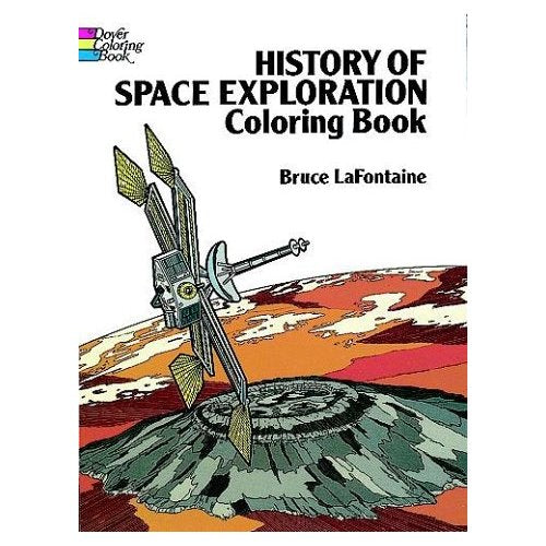 History of Space Exploration Coloring Book