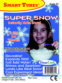 Super Snow Smart Tube Science Kit, Jumbo Test Tube