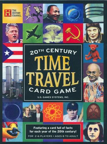 20th Century Time Travel Card Game by The History Channel