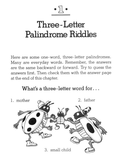 Too Hot to Hoot: Funny Palindrome Riddles